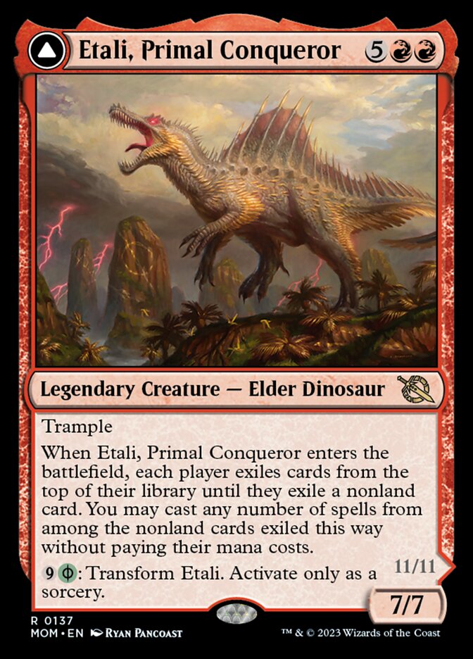 Etali, Primal Conqueror // Etali, Primal Sickness [March of the Machine]-1