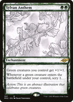 Sylvan Anthem (Sketch) [Modern Horizons 2]-1
