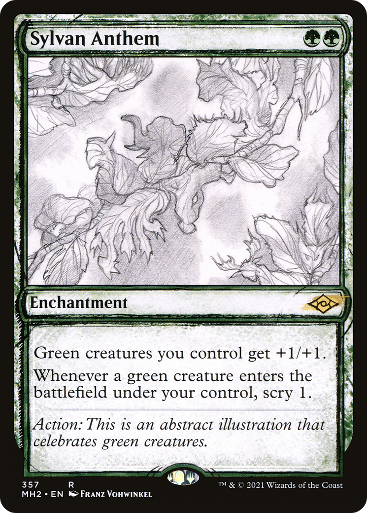 Sylvan Anthem (Sketch) [Modern Horizons 2]-1