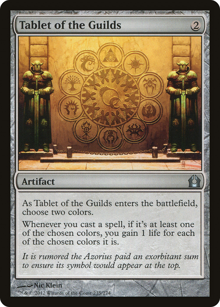 Tablet of the Guilds [Return to Ravnica]-1