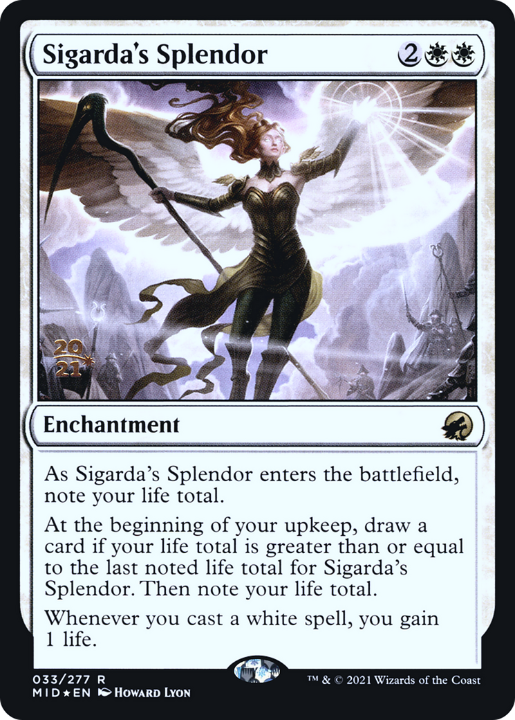 Sigarda's Splendor [Innistrad: Midnight Hunt Prerelease Promos]-1