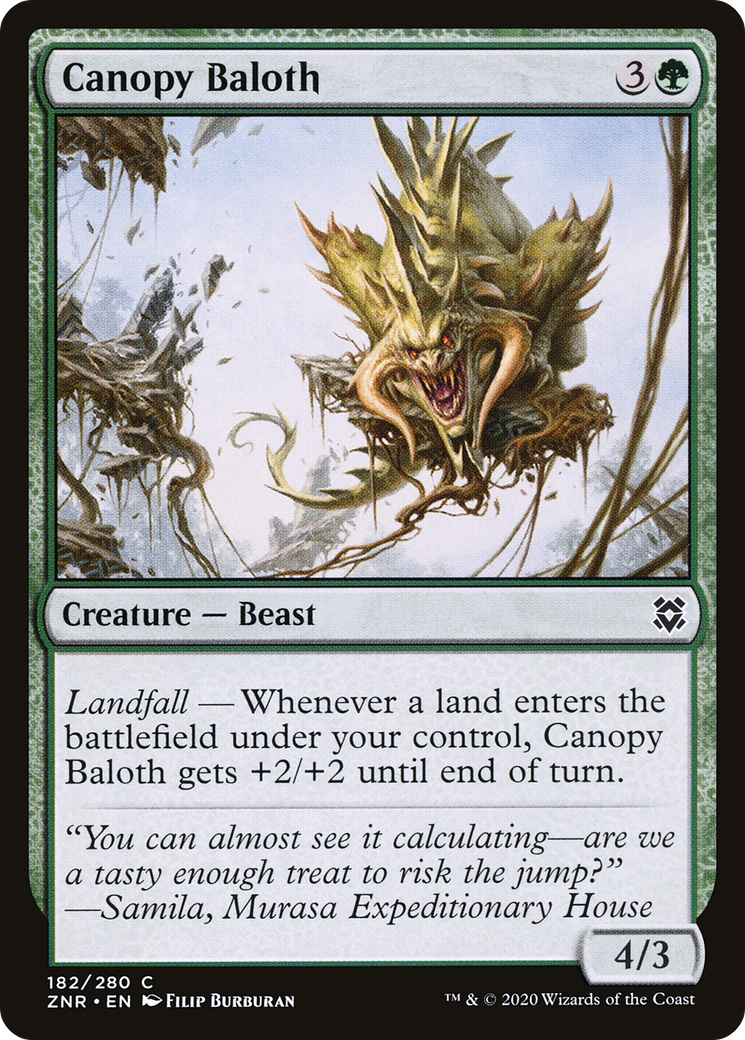 Canopy Baloth [Zendikar Rising]-1