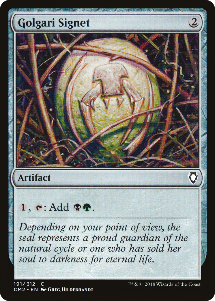 Golgari Signet (191/312) [Commander Anthology Volume II]-1