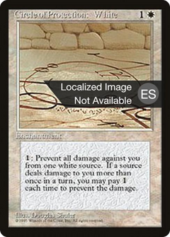Circle of Protection: White [Fourth Edition Foreign Black Border]-1