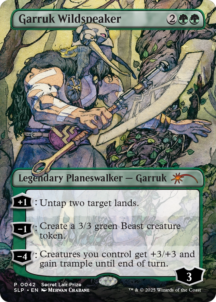 Garruk Wildspeaker [Secret Lair Showdown]-1