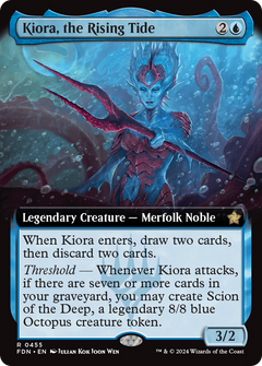 Kiora, the Rising Tide (Extended Art) [Foundations]-1