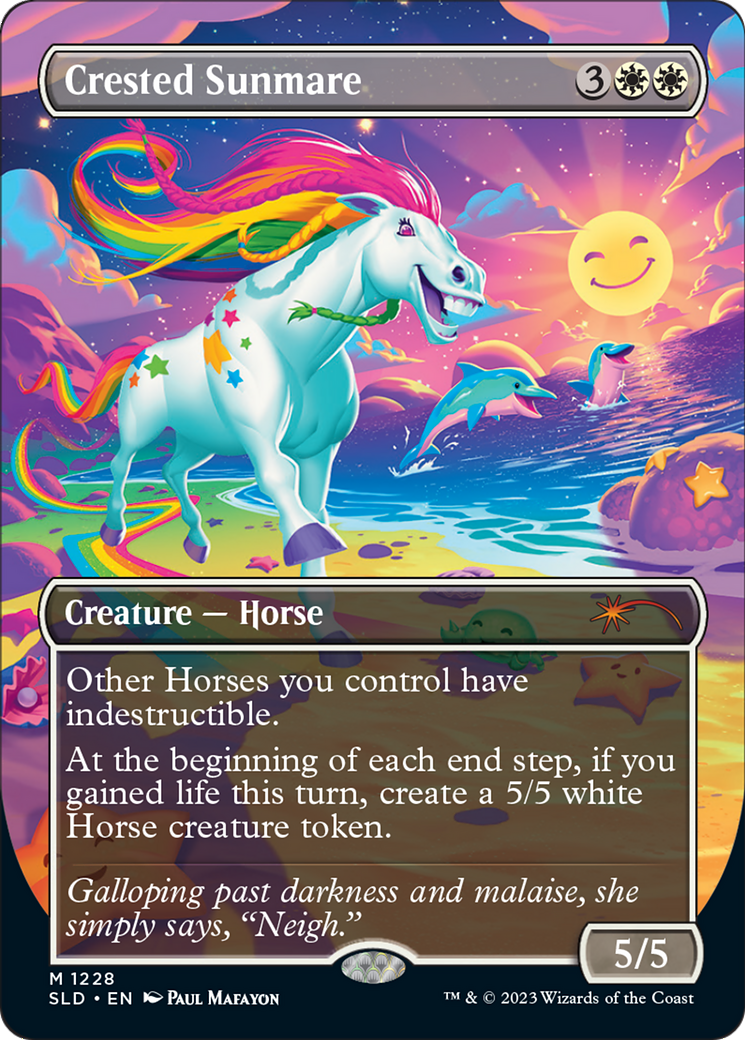 Crested Sunmare (Borderless) [Secret Lair Drop Series]-1
