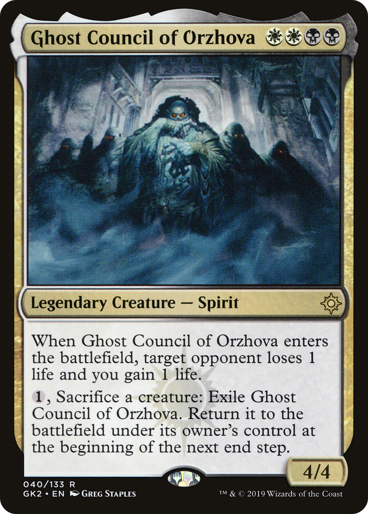 Ghost Council of Orzhova [Ravnica Allegiance Guild Kit]-1