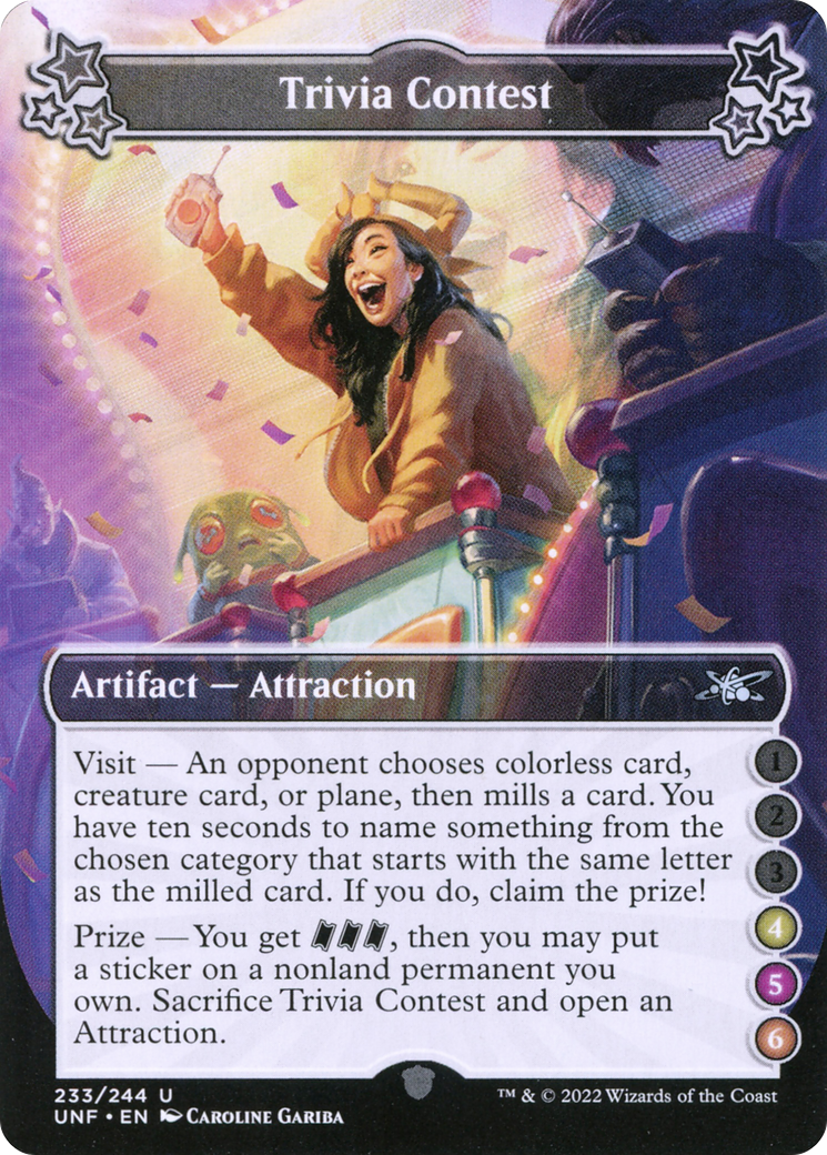 Trivia Contest (4-5-6) (UNF-233) - Unfinity Foil-1
