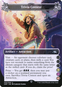 Trivia Contest (4-5-6) (UNF-233) - Unfinity-1