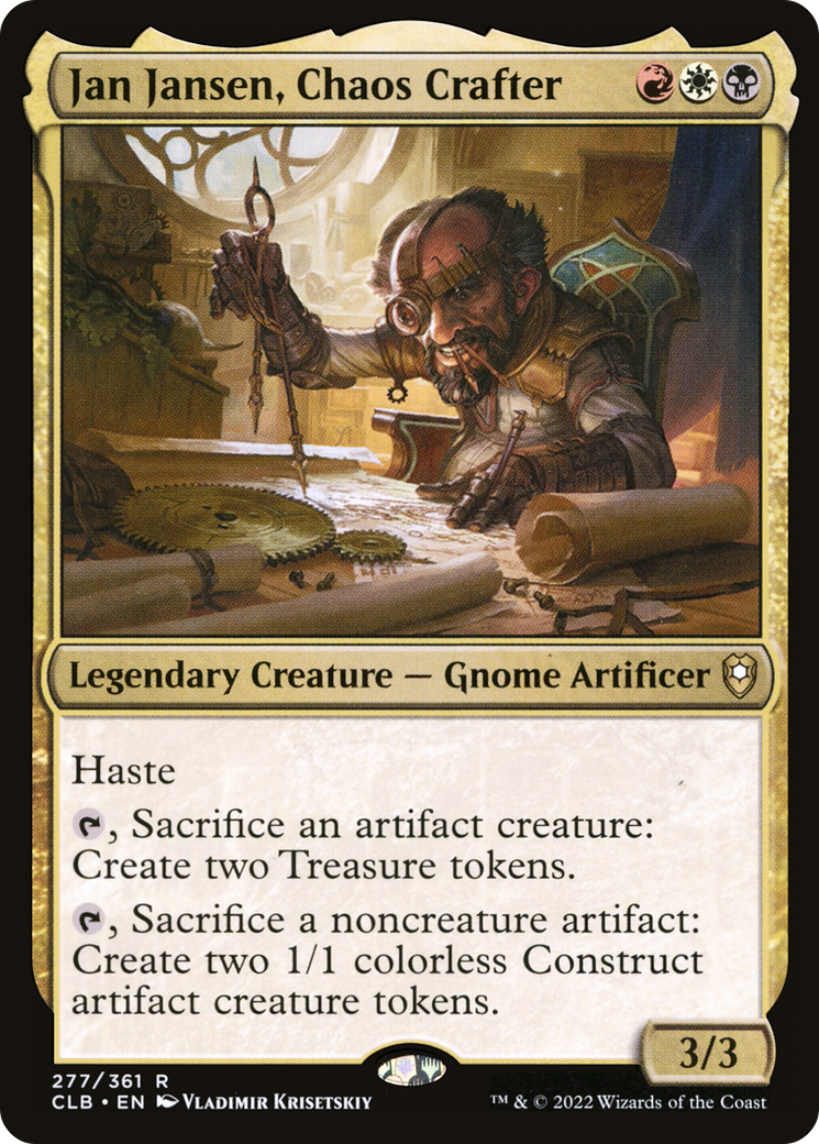 Jan Jansen, Chaos Crafter [Commander Legends: Battle for Baldur's Gate]-1