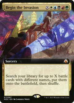 Begin the Invasion (Extended Art) [March of the Machine Commander]-1