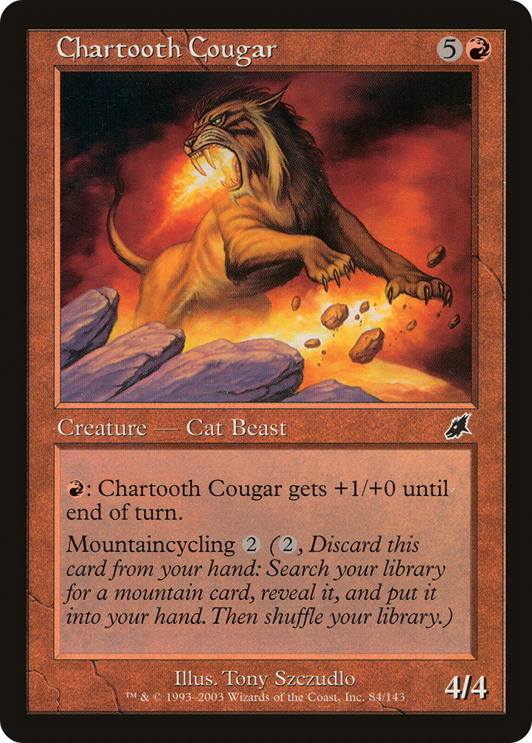 Chartooth Cougar [Scourge]-1