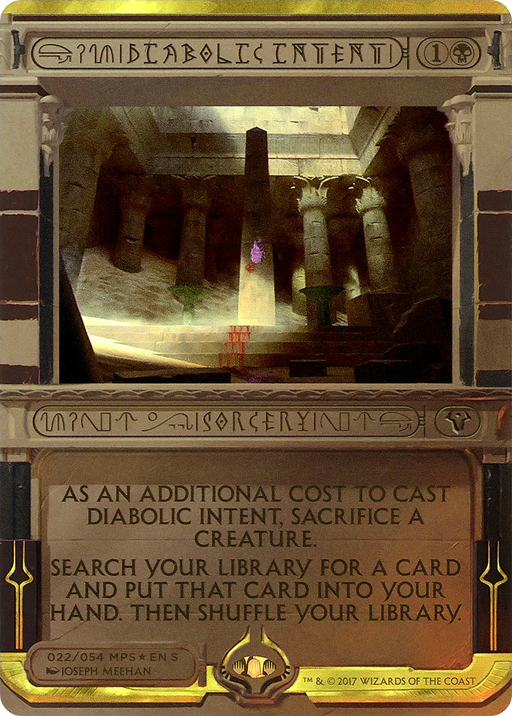 Diabolic Intent (Invocation) [Amonkhet Invocations]-1