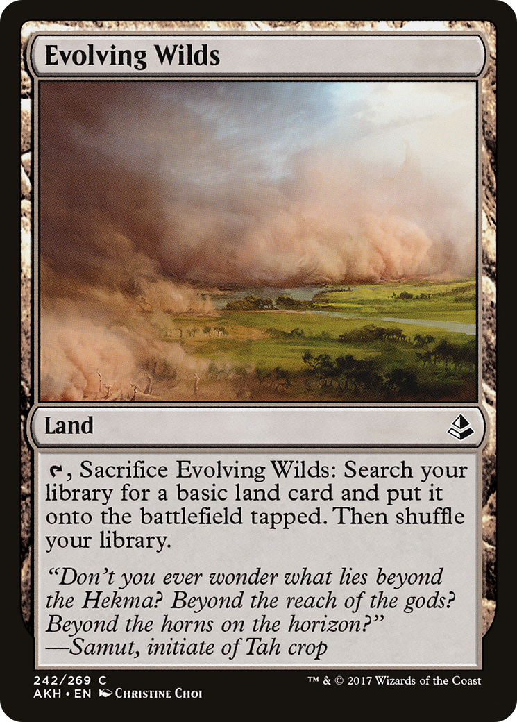 Evolving Wilds [Amonkhet]-1