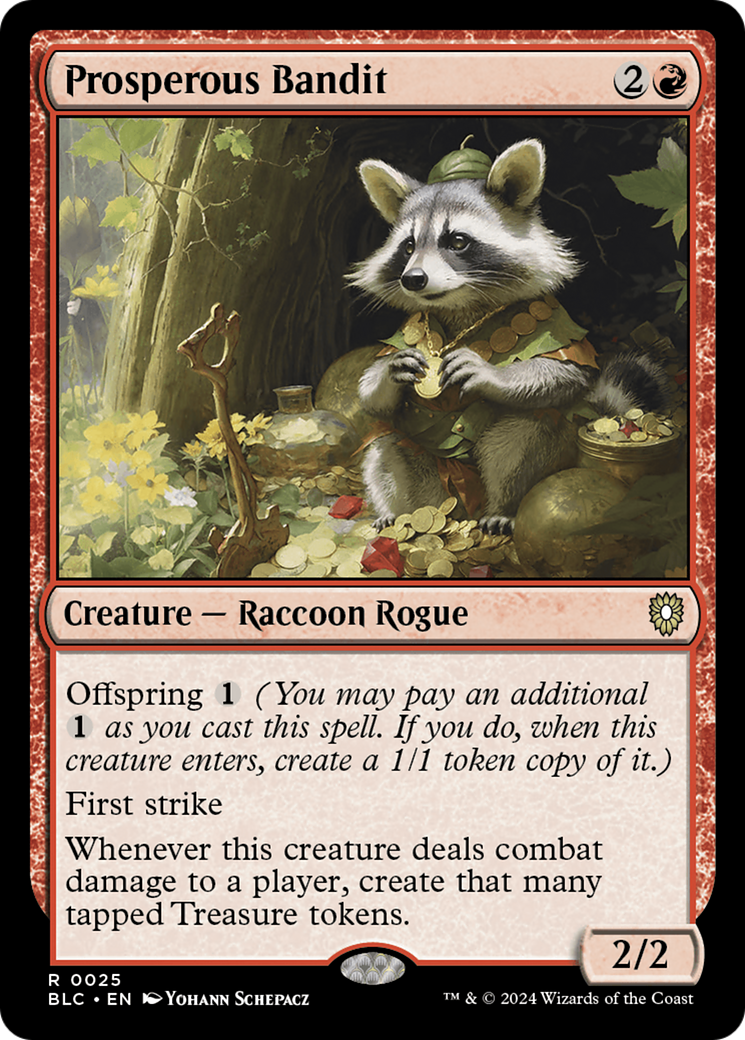 Prosperous Bandit [Bloomburrow Commander]-1