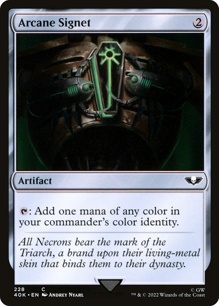 Arcane Signet (228) [Warhammer 40,000]-1