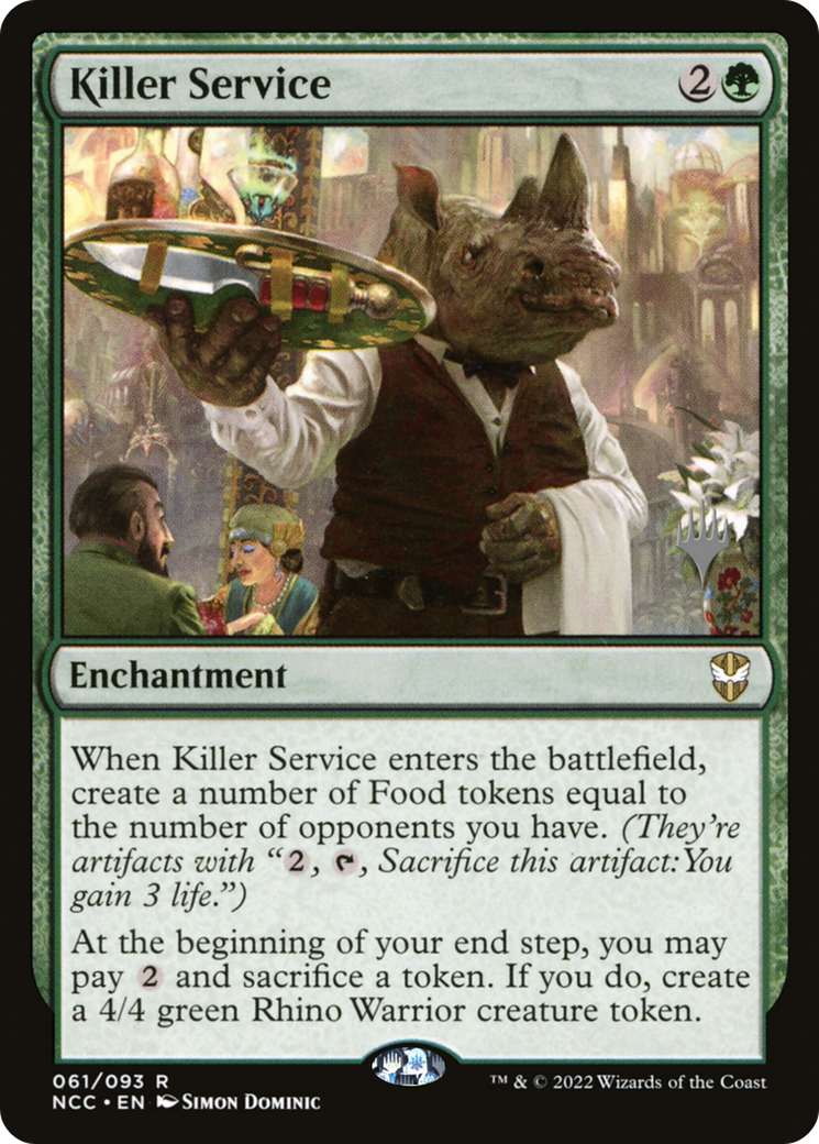 Killer Service (Promo Pack) [Streets of New Capenna Commander Promos]-1