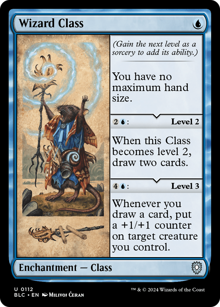 Wizard Class (BLC-112) - Bloomburrow Commander-1