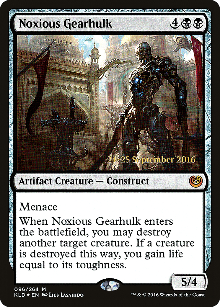 Noxious Gearhulk [Kaladesh Prerelease Promos]-1