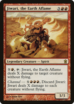Jiwari, the Earth Aflame [Saviors of Kamigawa]-1