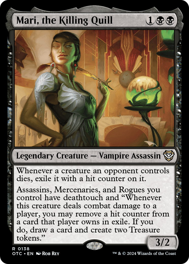 Mari, the Killing Quill [Outlaws of Thunder Junction Commander]-1