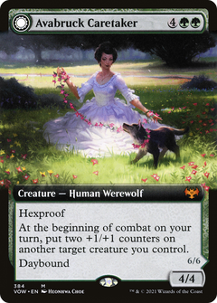 Avabruck Caretaker // Hollowhenge Huntmaster (Extended Art) [Innistrad: Crimson Vow]-3