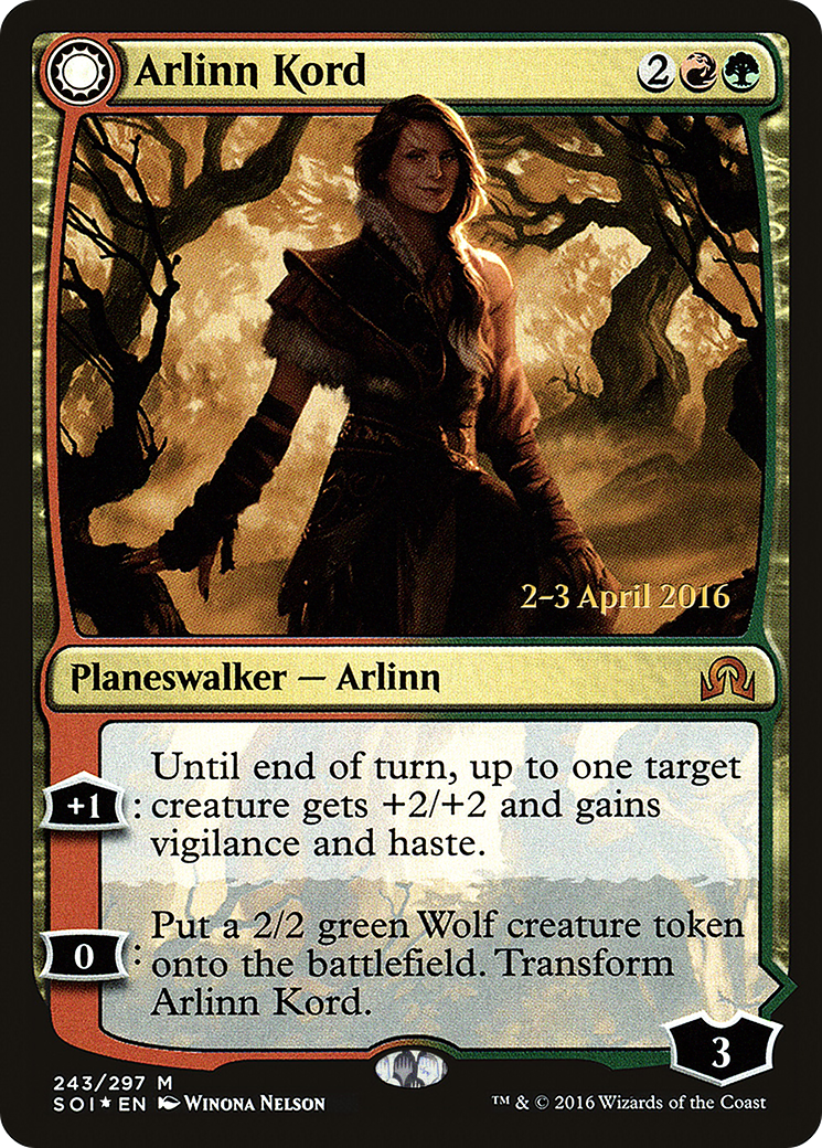 Arlinn Kord // Arlinn, Embraced by the Moon [Shadows over Innistrad Prerelease Promos]-3