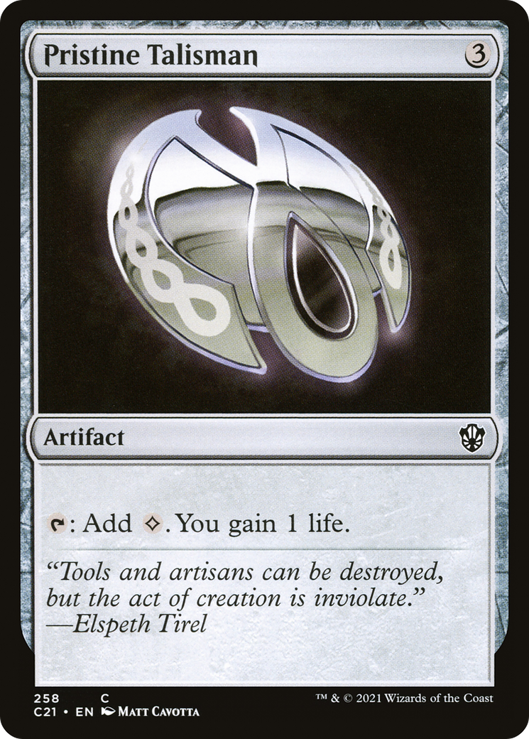 Pristine Talisman [Commander 2021]-1