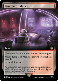 Temple of Malice (Extended Art) (Surge Foil) [Doctor Who]-1