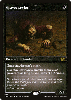 Gravecrawler (Foil Etched) [Double Masters 2022]-1