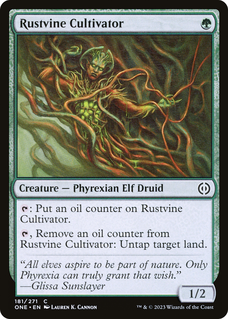 Rustvine Cultivator [Phyrexia: All Will Be One]-1