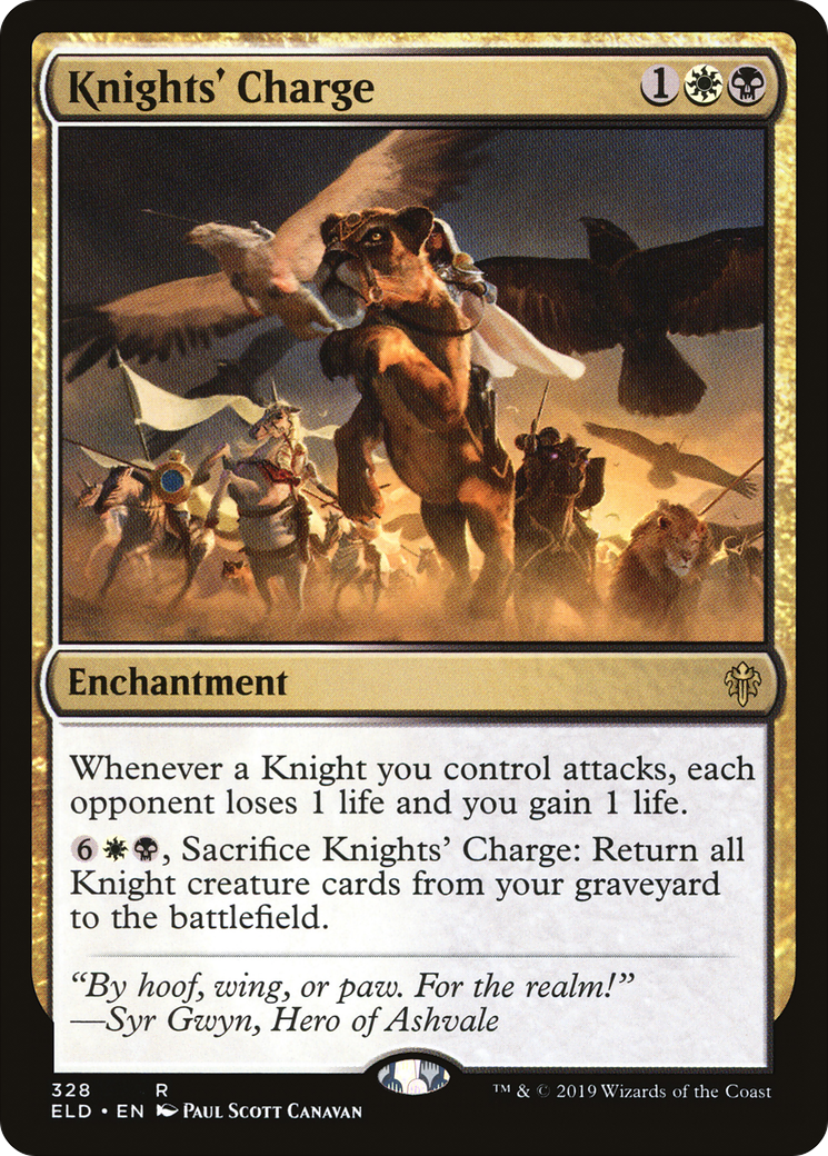 Knights' Charge [Throne of Eldraine]-1
