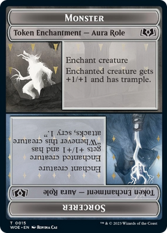 Monster Role // Sorcerer Role Token [Wilds of Eldraine Tokens]-1