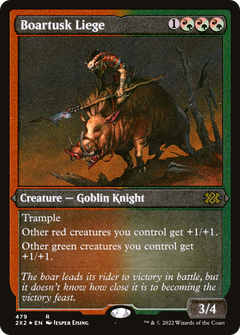 Boartusk Liege (Foil Etched) [Double Masters 2022]-1