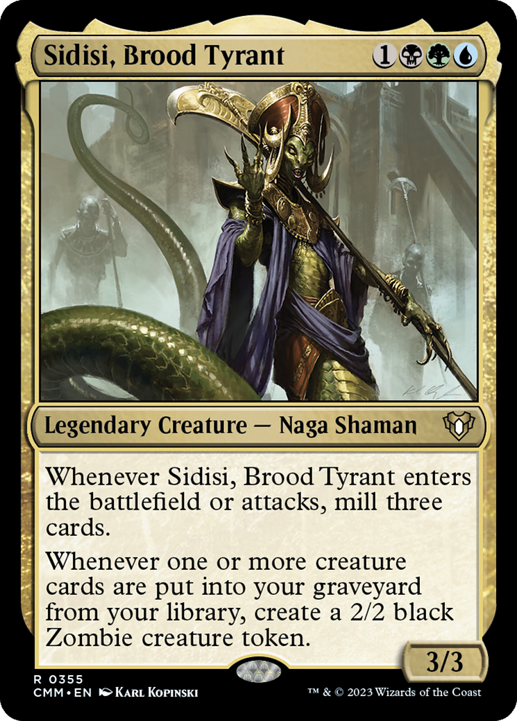 Sidisi, Brood Tyrant [Commander Masters]-1