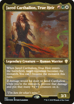 Jared Carthalion, True Heir (Etched) [Commander Legends]-1