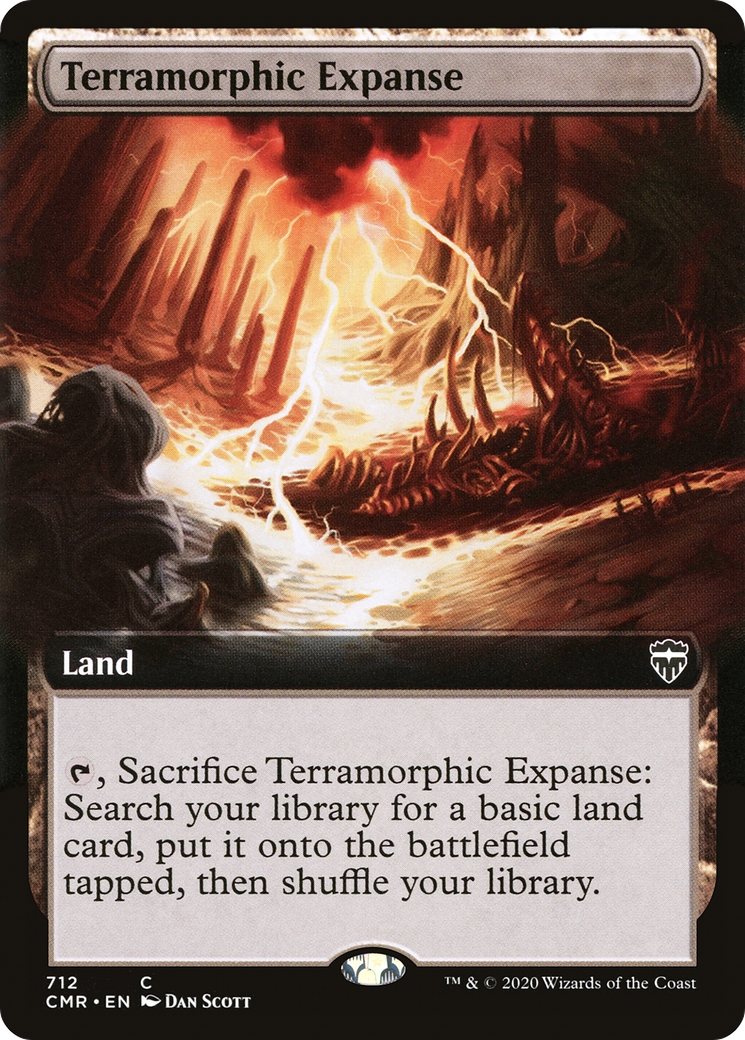 Terramorphic Expanse (Extended Art) [Commander Legends]-1