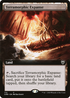 Terramorphic Expanse (Extended Art) [Commander Legends]-1