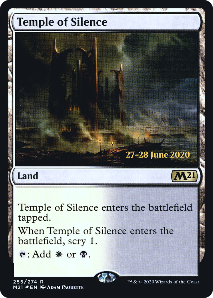Temple of Silence [Core Set 2021 Prerelease Promos]-1