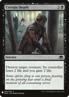 Certain Death [Mystery Booster]-1