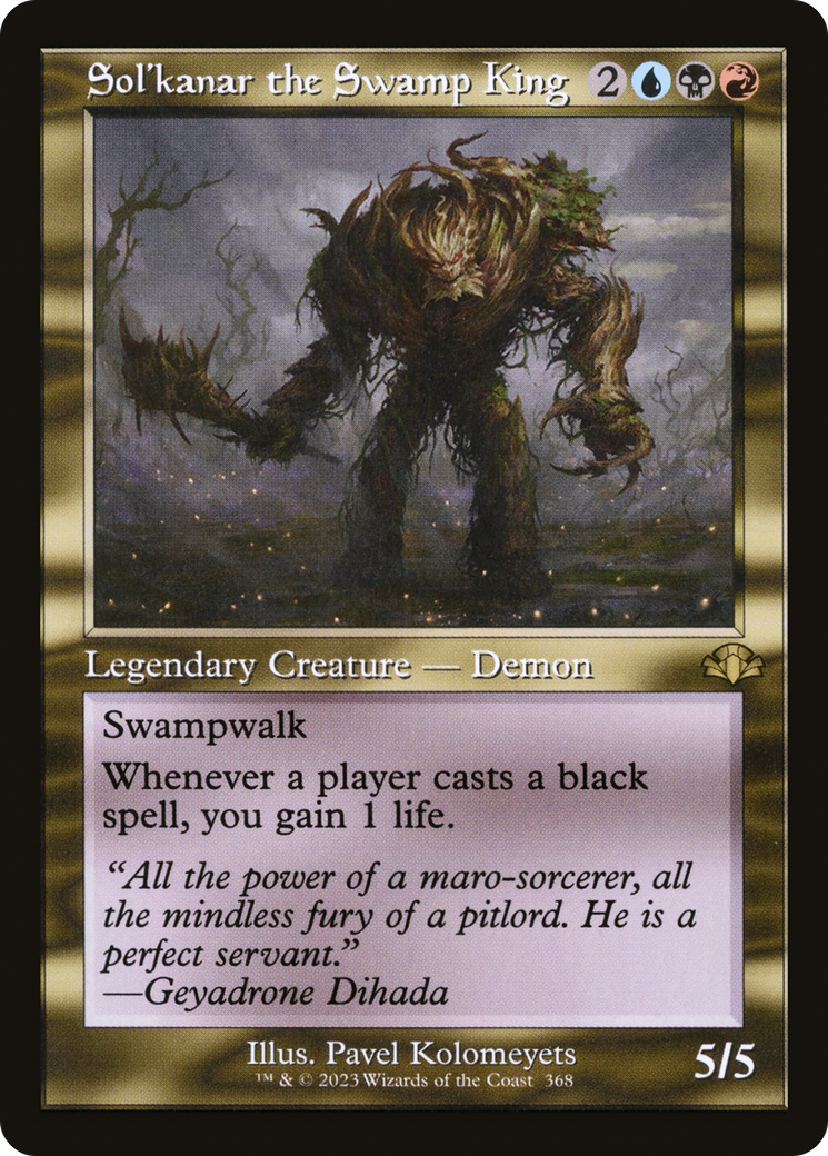 Sol'kanar the Swamp King (Retro) [Dominaria Remastered]-1