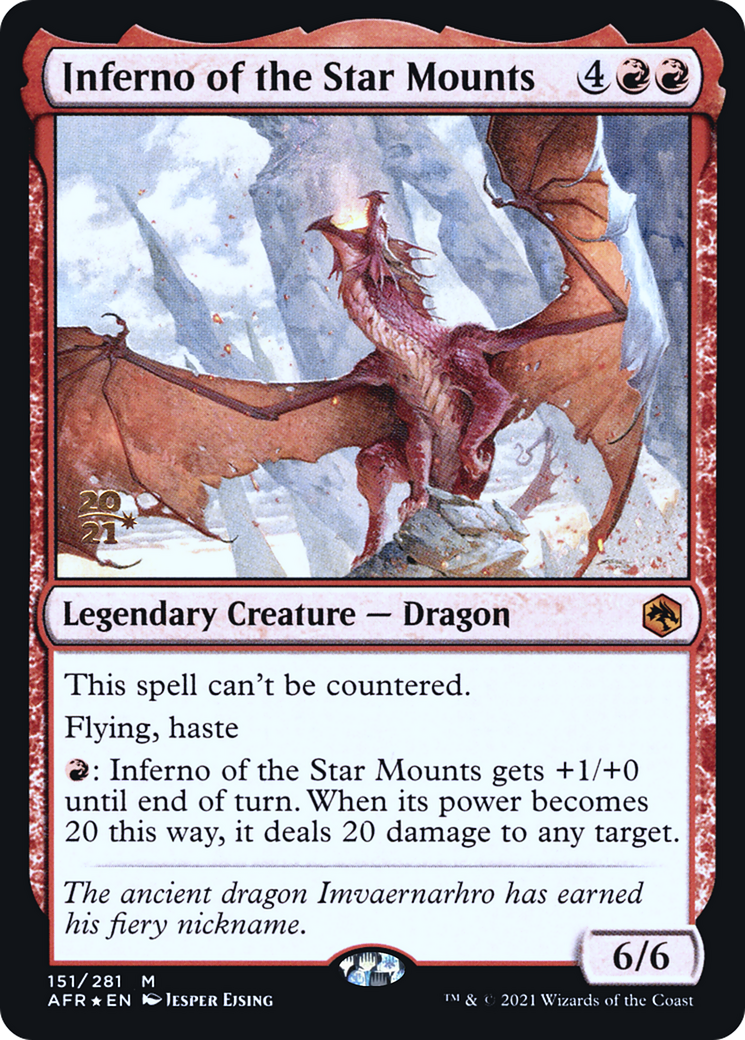 Inferno of the Star Mounts [Dungeons & Dragons: Adventures in the Forgotten Realms Prerelease Promos]-1