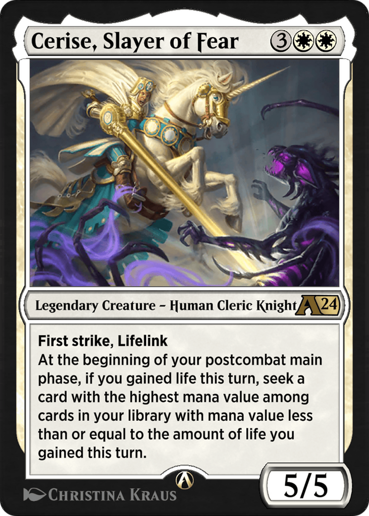 Cerise, Slayer of Fear (YWOE-001) - Alchemy: Wilds of Eldraine-1