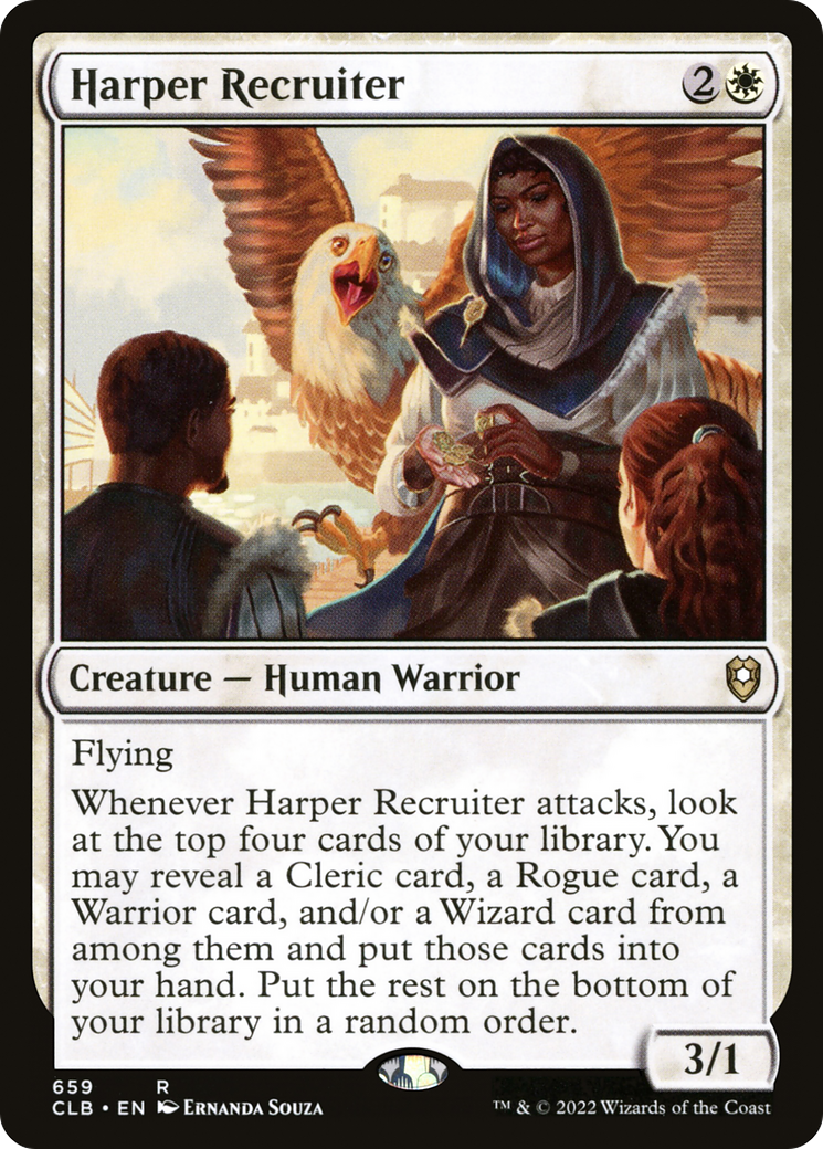 Harper Recruiter [Commander Legends: Battle for Baldur's Gate]-1
