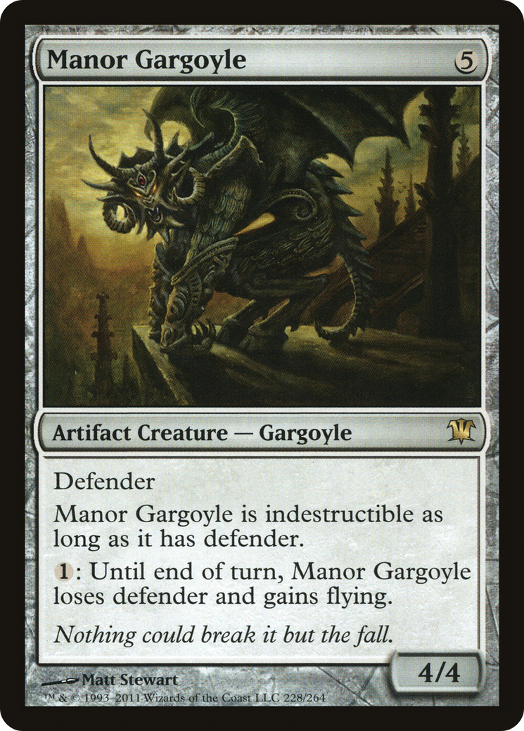 Manor Gargoyle [Innistrad]-1