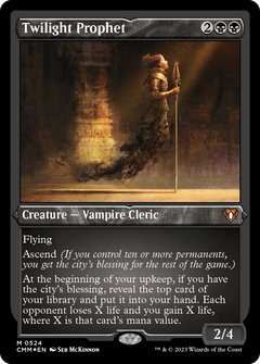 Twilight Prophet (CMM-524) - Commander Masters Etched Foil-1