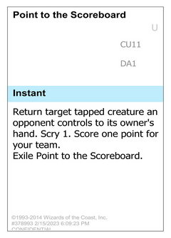 Point to the Scoreboard (UNK-CU11) - Unknown Event-1