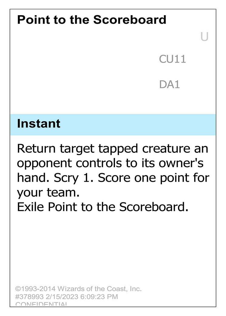 Point to the Scoreboard (UNK-CU11) - Unknown Event-1