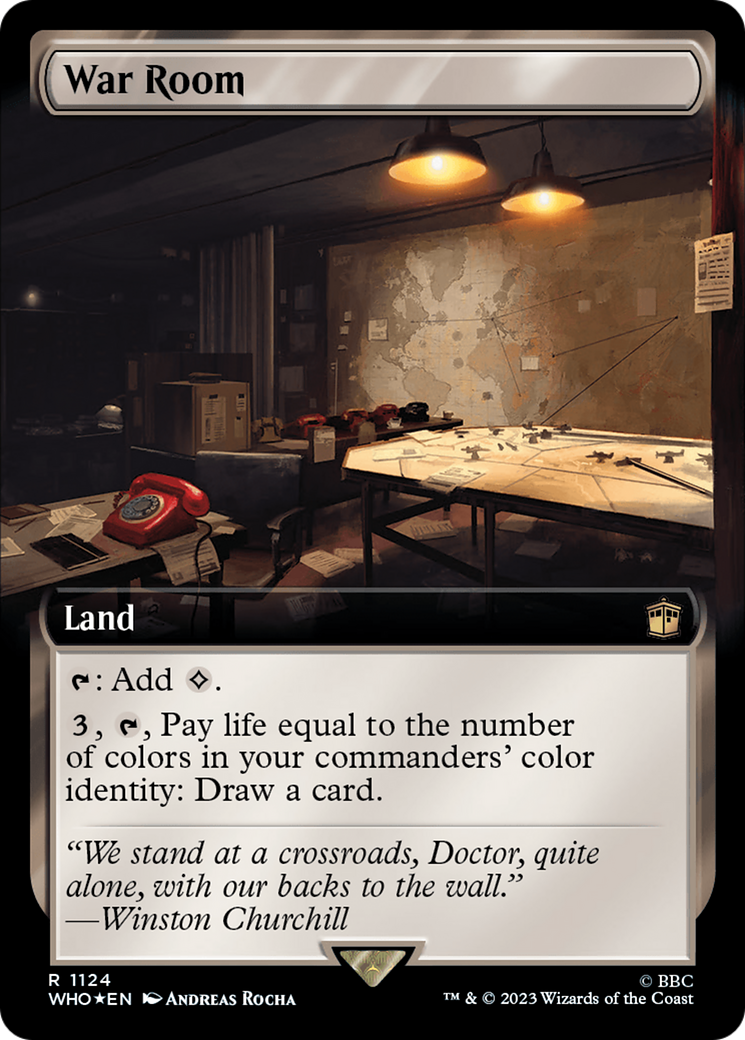 War Room (Extended Art) (Surge Foil) [Doctor Who]-1